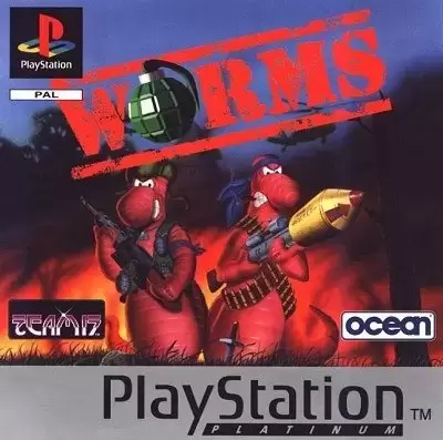 Playstation games - Worms - Platinum