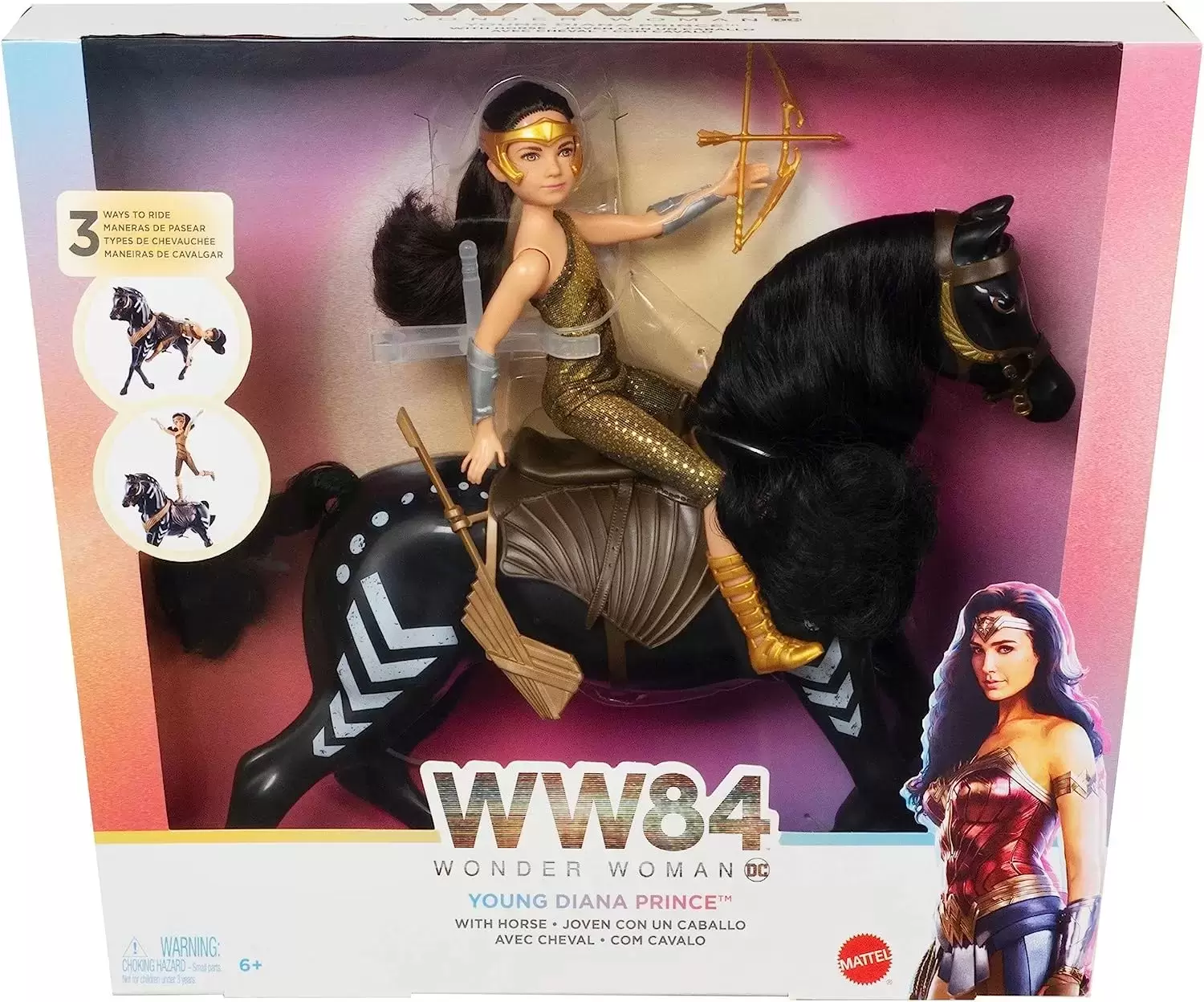 DC Comics Dolls - Young Diana Doll with Horse