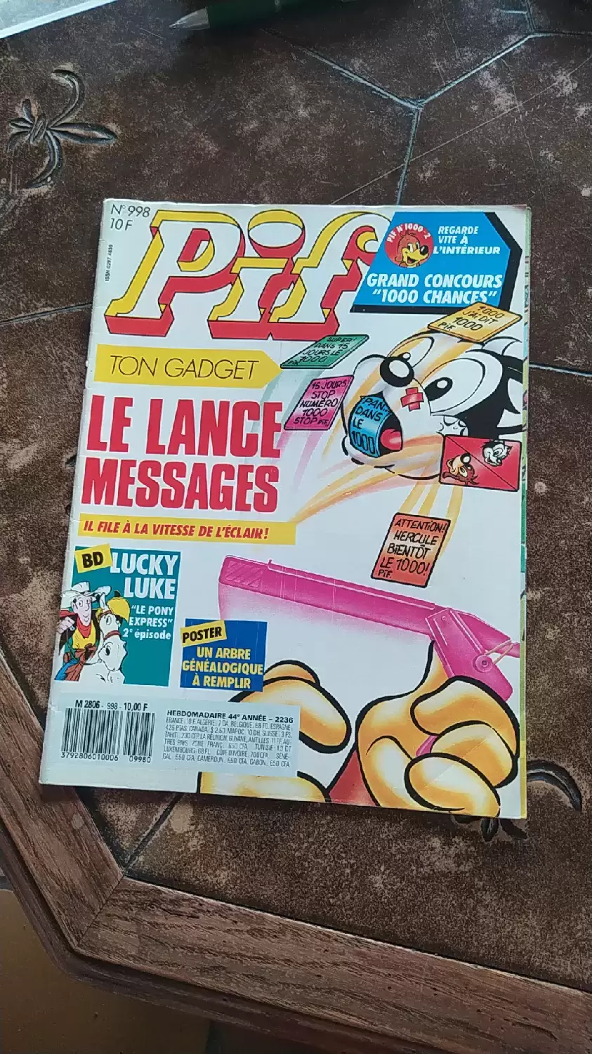 Pif Gadget (Première série) - Pif Gadget N°998
