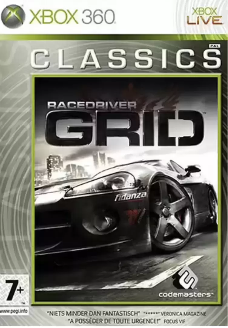 Jeux XBOX 360 - Grid Racedriver - Classics