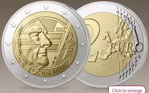 France 2€ - Jacques Chirac