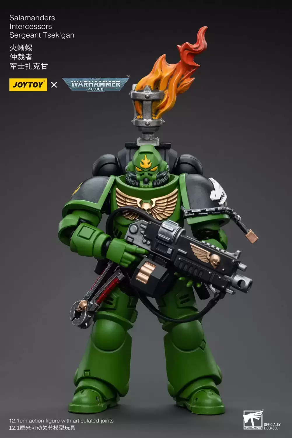Salamanders Bladeguard Veteran - Warhammer 40K Action Figure By JOYTOY