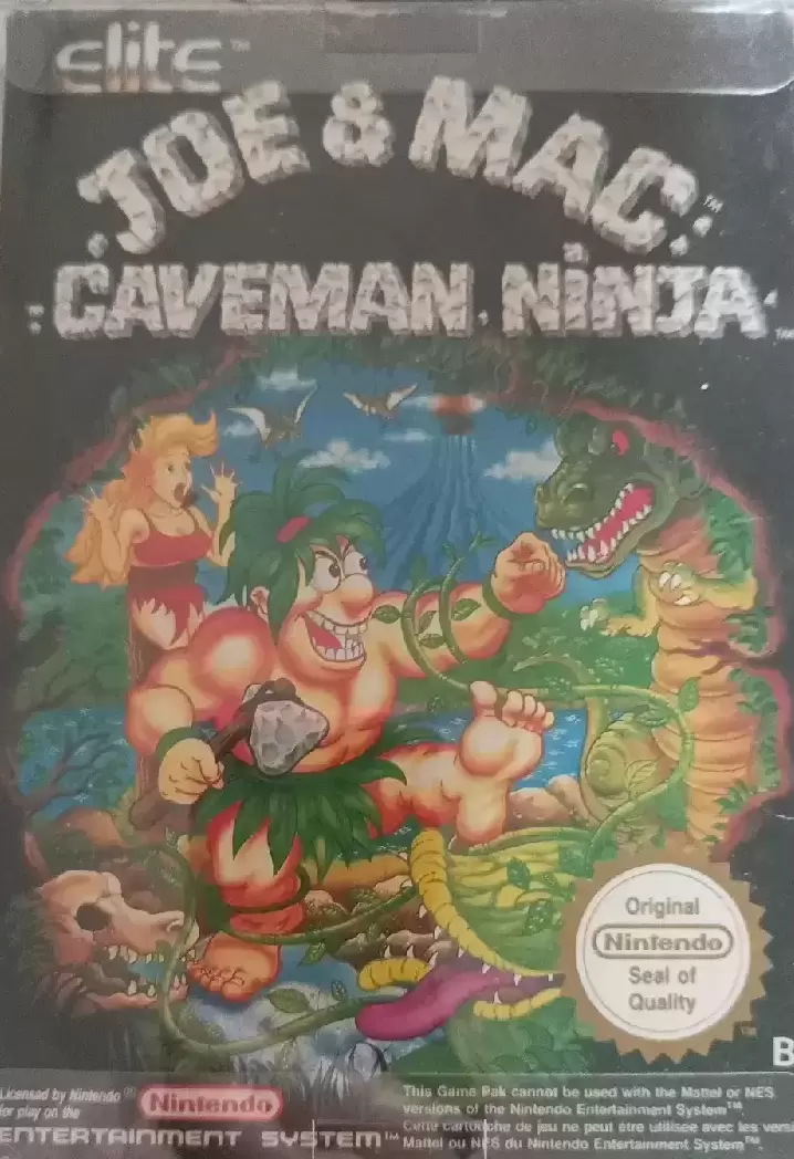 Joe and mac caveman ninja Nintendo NES