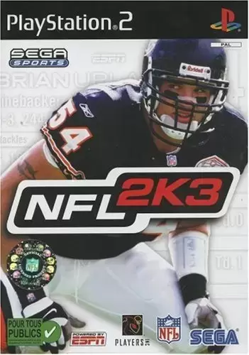 Jeux PS2 - NFL 2K3