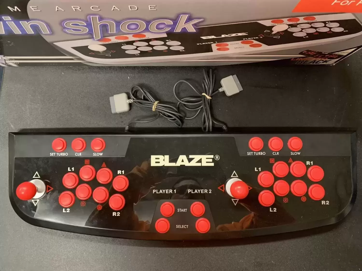 Arcade Stick - BLAZE Home Arcade Twin Shock - Limited Black Edition