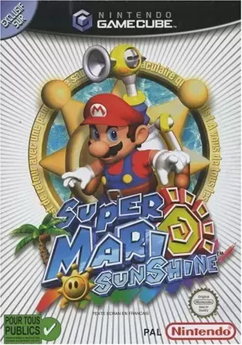Jeux Gamecube - Super Mario Sunshine