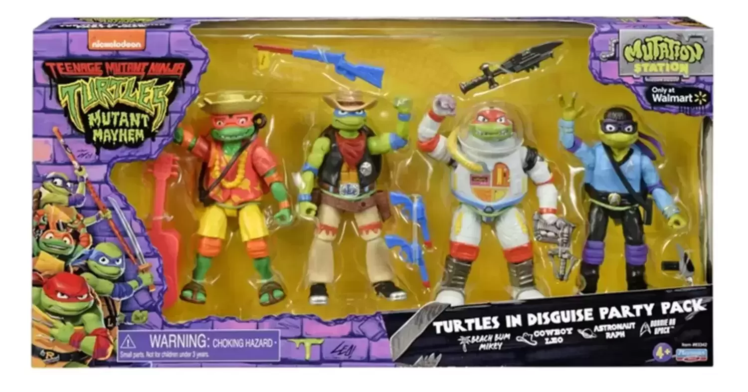 Teenage Mutant Ninja Turtles: Mutant Mayhem Turtle Tots Leo & Donnie Action  Figure Set - 2pk