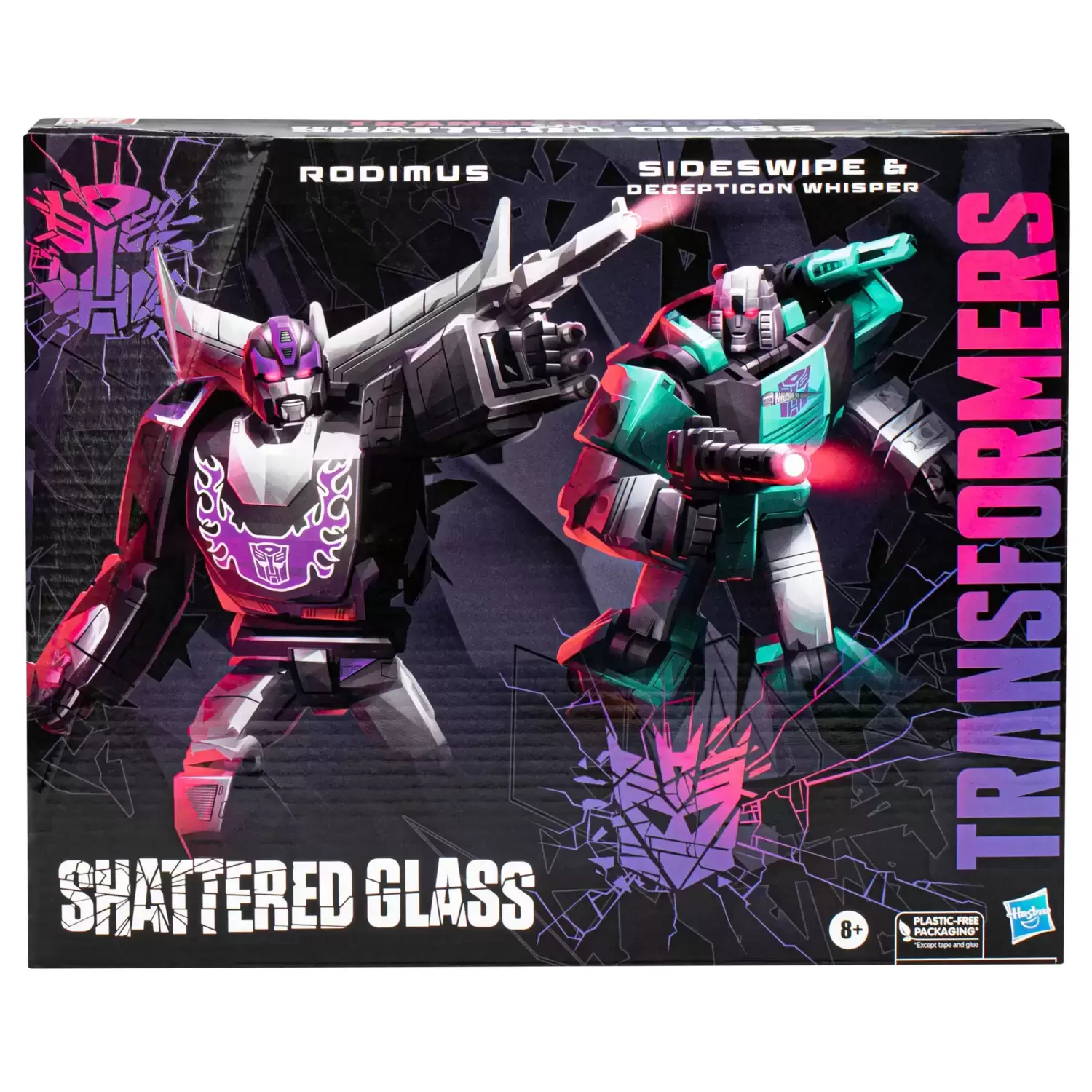 Shattered Glass Collection - Transformers Generations - Rodimus vs Sideswipe With Whisper