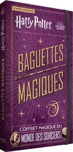Livres Harry Potter et Animaux Fantastiques - Coffret Magique du Monde des Sorciers - Baguettes Magiques
