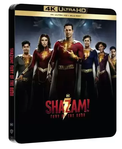 Blu-ray Steelbook - Shazam : La Rage Des Dieux [4K Ultra HD - Edition boîtier SteelBook]