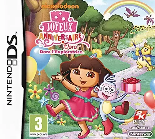 Jeux Nintendo DS - Dora: joyeux anniversaire