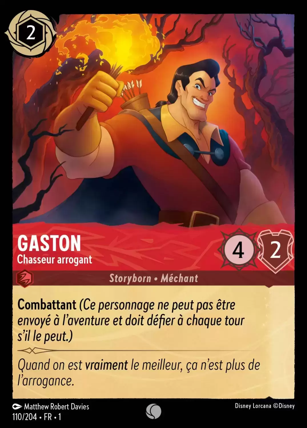 Premier chapitre - Gaston - Chasseur arrogant