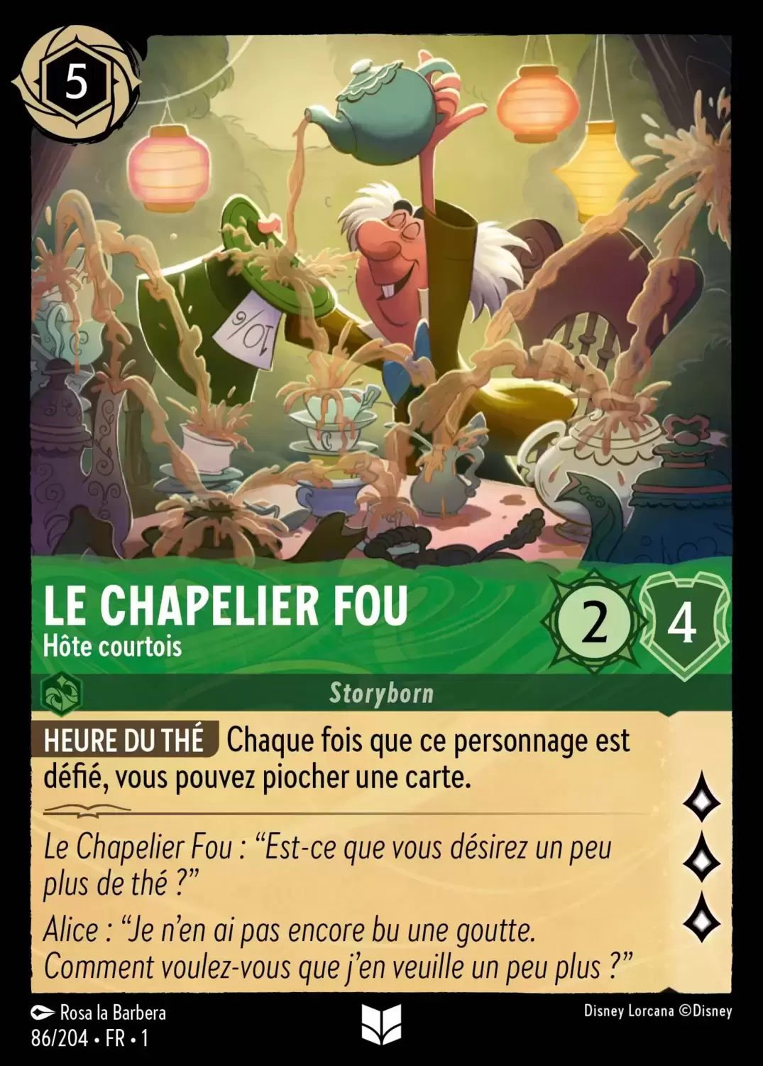 Premier chapitre - Le Chapelier Fou - Hôte courtois