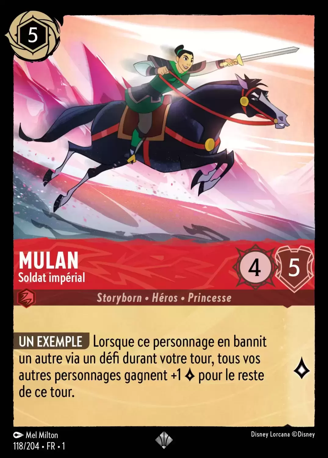 Premier chapitre - Mulan - Soldat Impérial