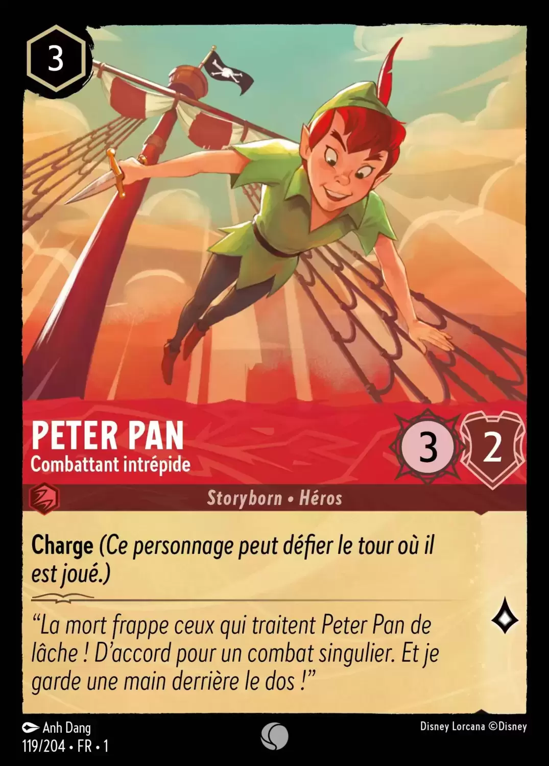 Premier chapitre - Peter Pan - Combattant intrépide