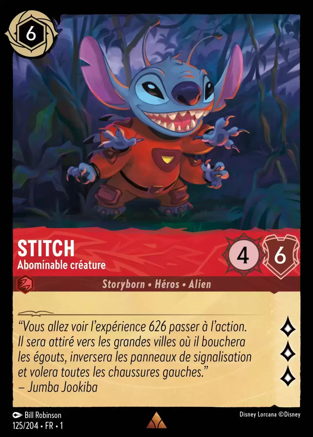 Premier chapitre - Stitch - Abominable créature