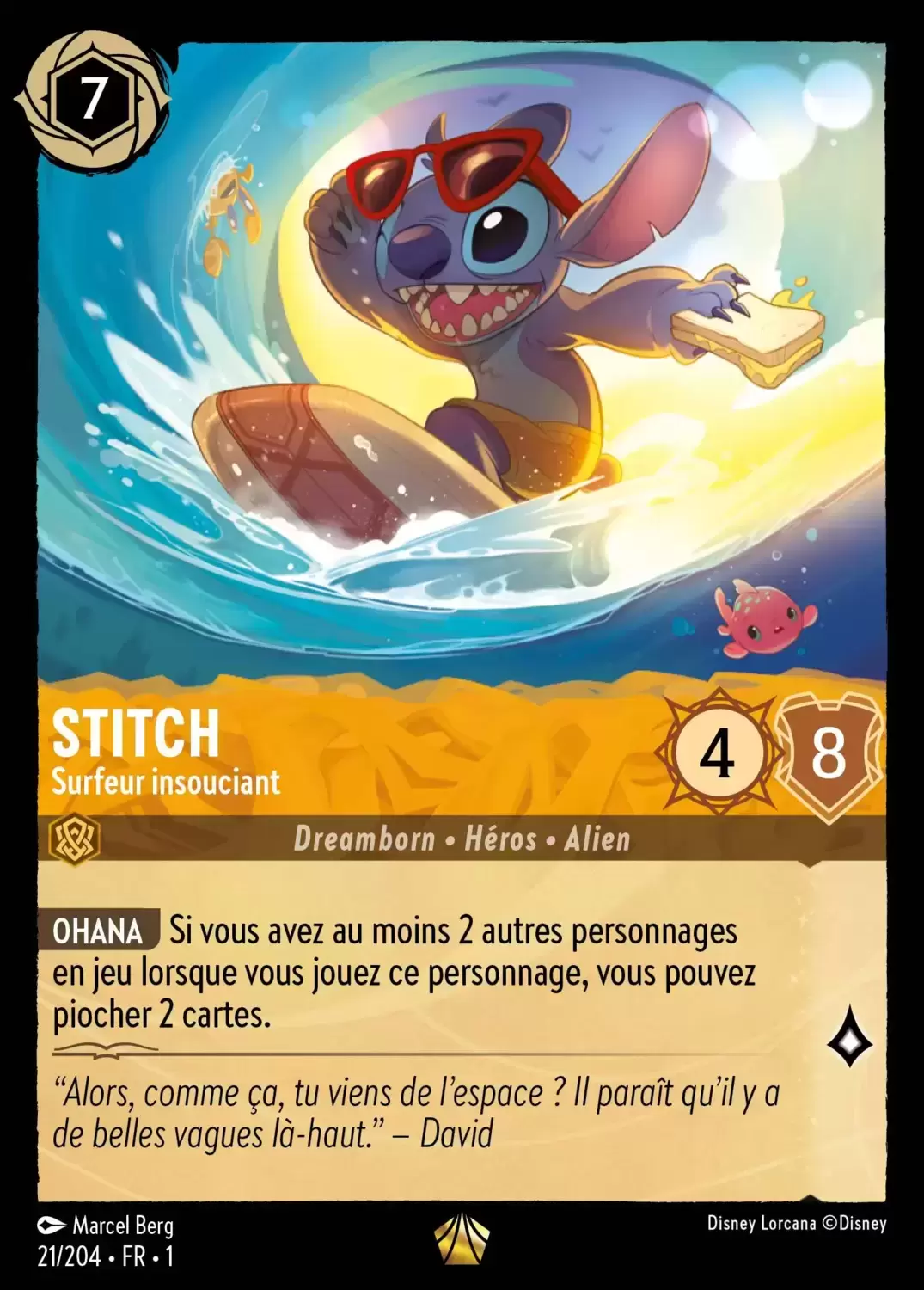 Premier chapitre - Stitch - Surfeur insouciant