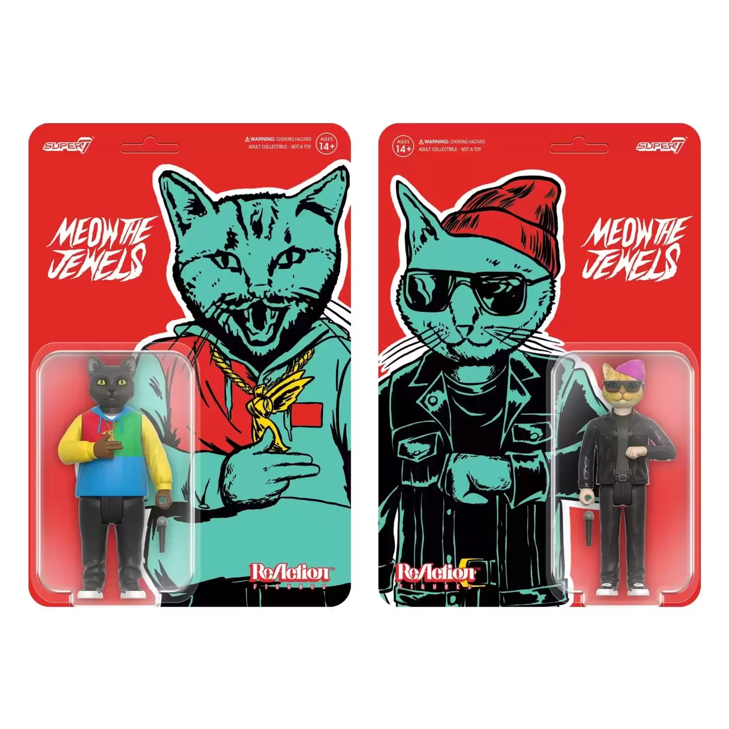 ReAction Figures - Meow the Jewels - Killer Mike & El-P Set