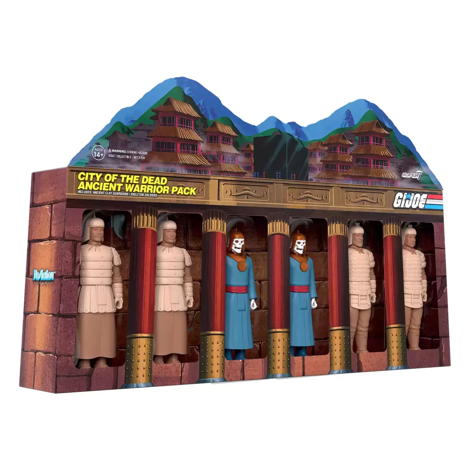 Super7 ReAction - G.I. Joe - City of the Dead - Ancient Warrior Pack