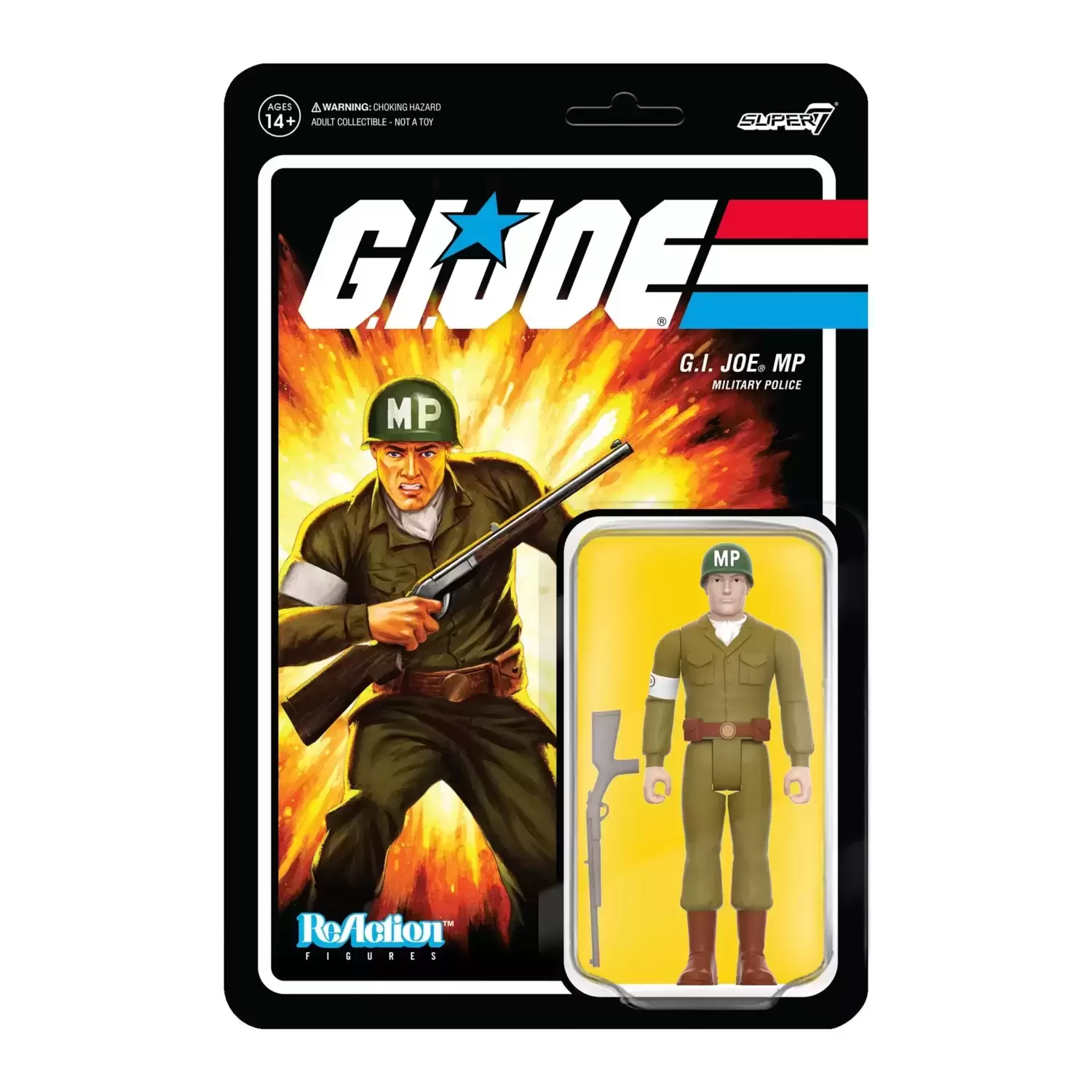 Super7 ReAction - G.I. Joe - MP Rifle (Pink)