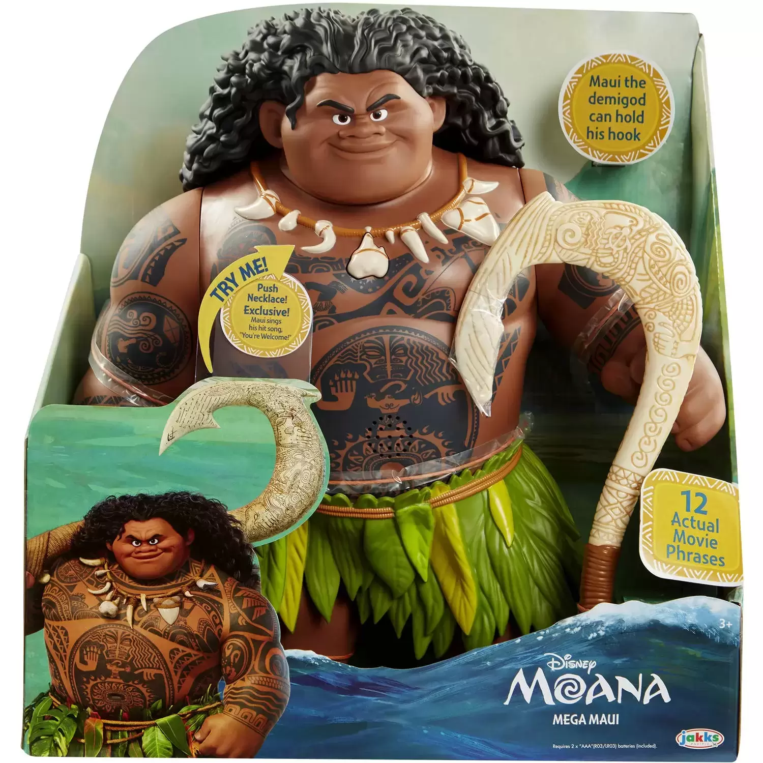 Moana of Oceania & Pua - Mega Maui Figure
