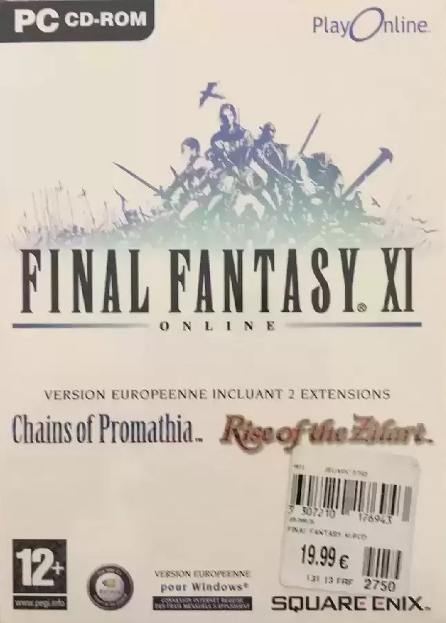 Jeux PC - Final Fantasy XI + Chains of Promathia + Rise of the Zilart