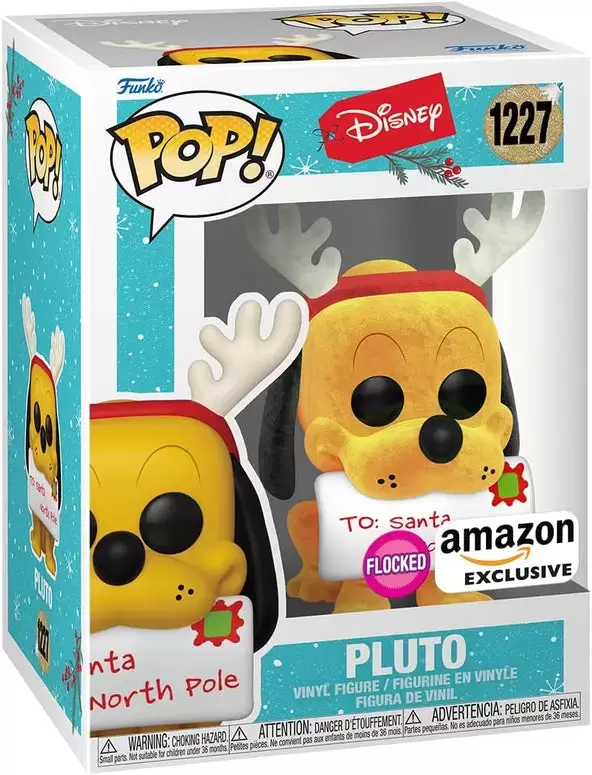 POP! Disney - Disney - Pluto Flocked