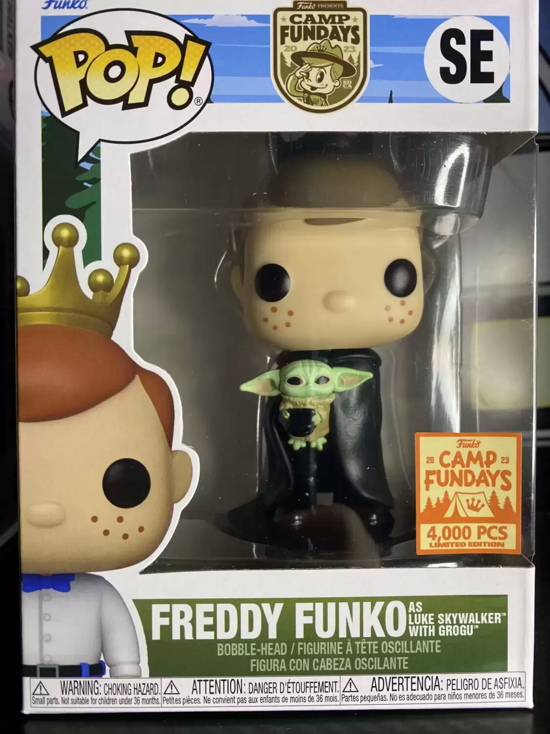 POP! Funko - Funko - Freddy Funko as Luke Skywalker with Grogu
