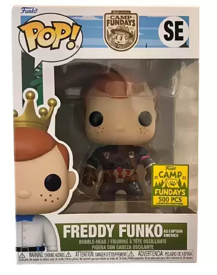 POP! Funko - Funko - Freddy Funko as Captain America