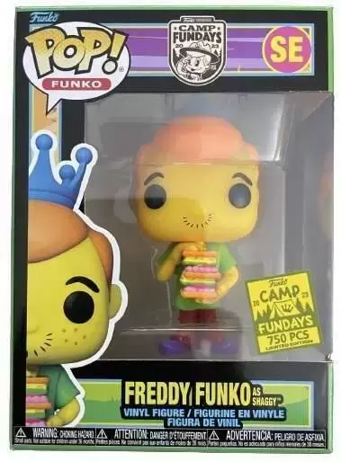 POP! Funko - Funko - Freddy Funko as Shaggy Blacklight
