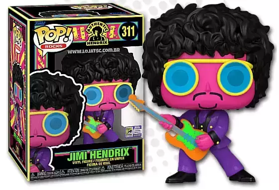 POP! Rocks - Jimi Hendrix - Jimi Hendrix Blacklight