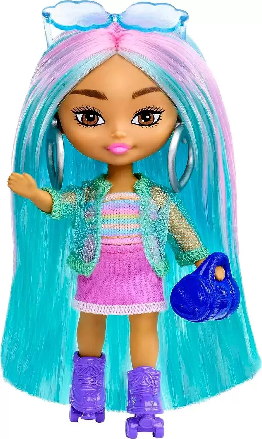 Barbie Extra Dolls & Playsets - Barbie Extra Mini Minis Doll (Blue Hair)