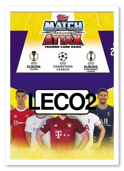 Match Attax UEFA Champions League 2022/2023 - Antonio Rüdiger - Real Madrid C.F.