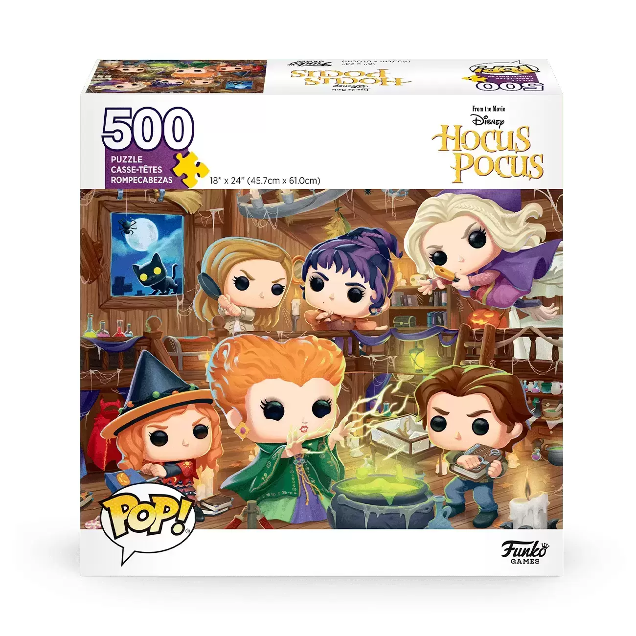 Funko Games - Pop! Puzzle – Disney Hocus Pocus