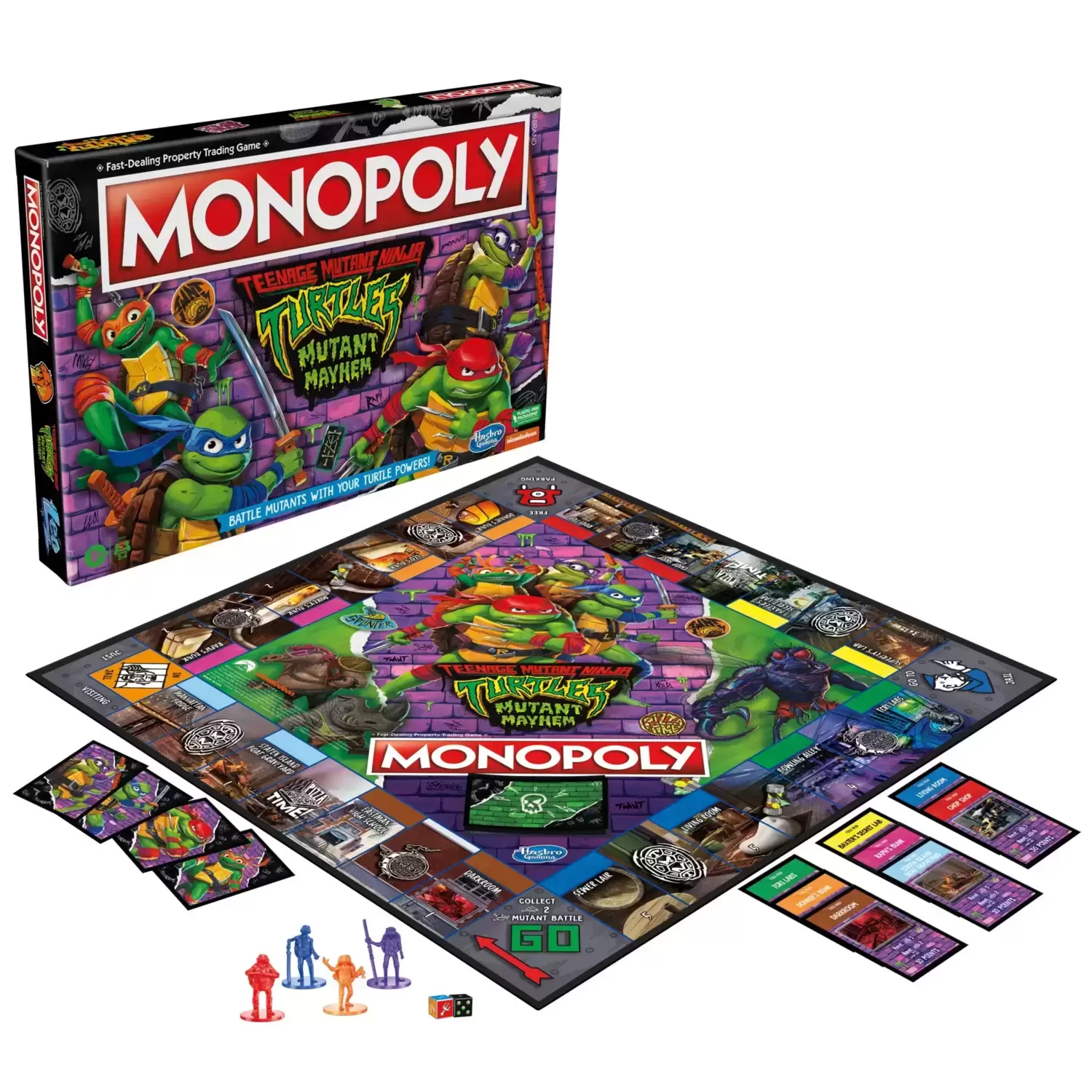 Monopoly Films & Séries TV - Monopoly Teenage Mutant Ninja Turtles: Mutant Mayhem Edition