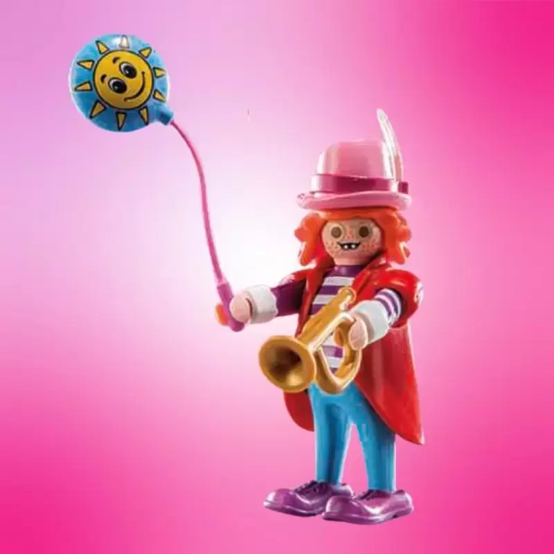 Playmobil Figures : Series 24 - Clown Trumpet Balloon