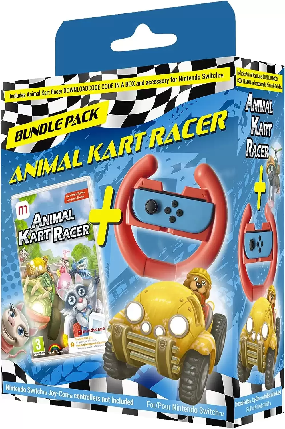 Nintendo Switch Games - Animal Kart Racer + Bundle Pack