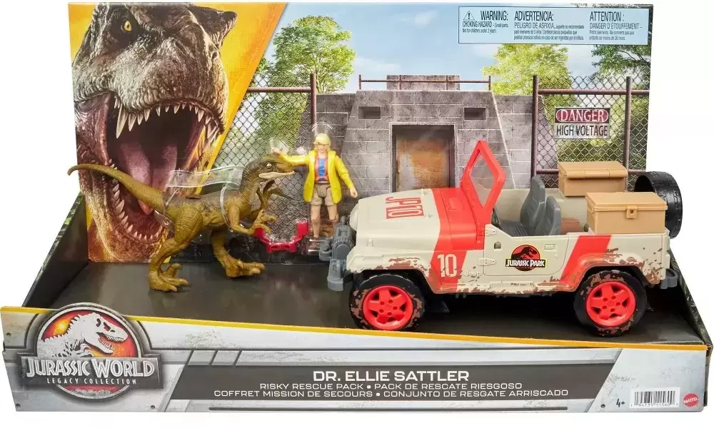 Jurassic World Legacy Collection - Dr. Ellie Sattler - Risky Rescue Pack