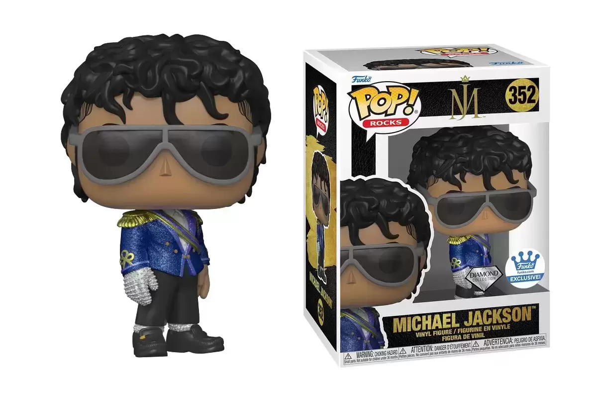 Michael Jackson - Michael Jackson Diamond Collection - figurine POP 352  POP! Rocks