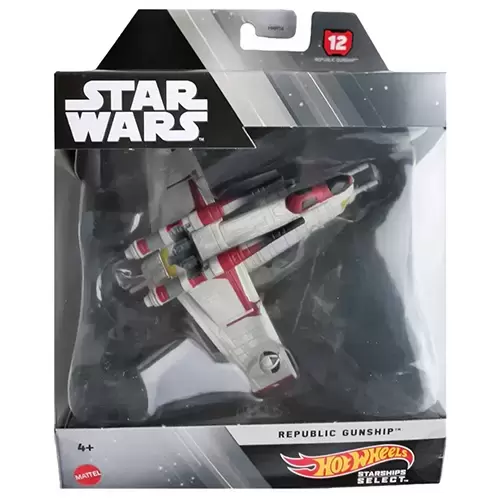 Starships Select - Hot Wheels Star Wars - Republic Gunship