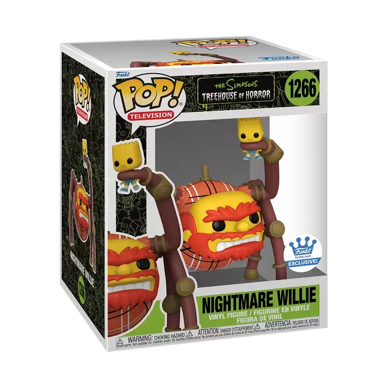 POP! Animation - The Simpsons Treehouse of Horror - Nightmare Willie 6\'\'