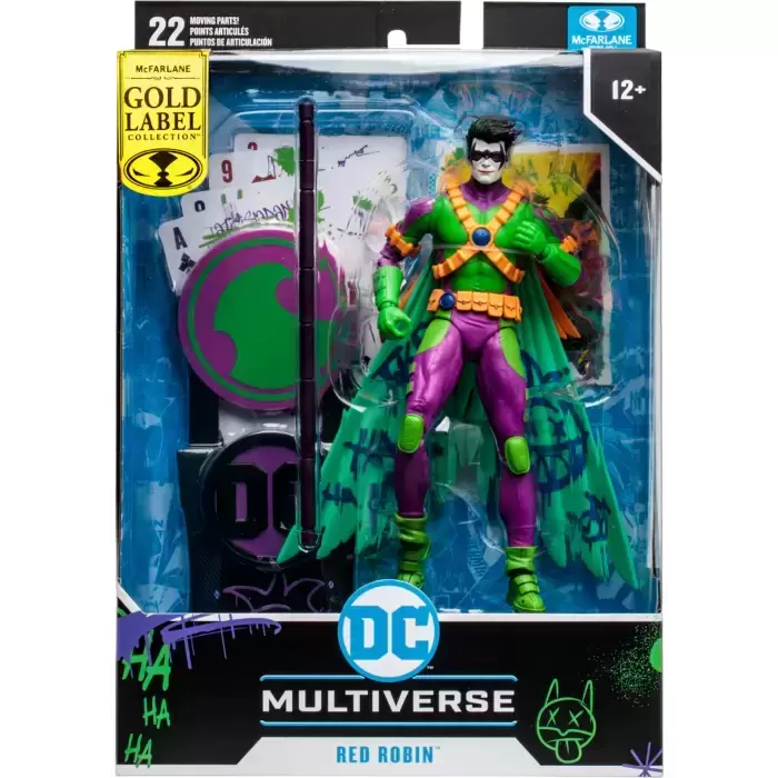 McFarlane - DC Multiverse - Red Robin (DC New 52) Jokerized - Gold Label