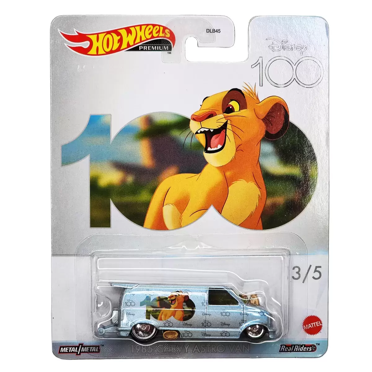 Pop Culture - Hot Wheels (DLB45) - Disney 100 - 1985 Chevy Astro Van