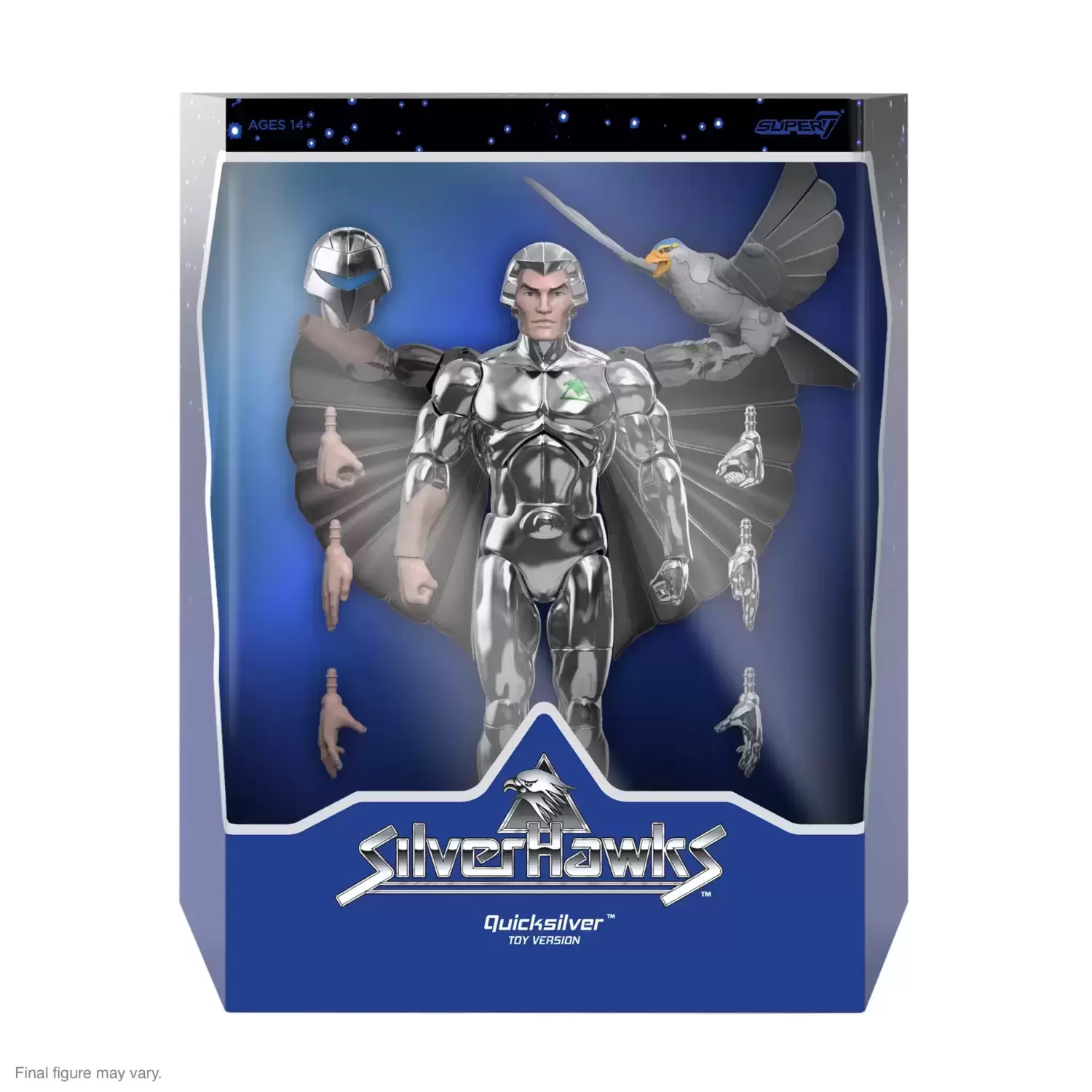 Super7 - ULTIMATES! - Silverhawks - Quicksilver (Toy Version)