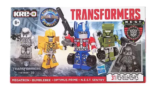 Transformers Kre-O - Transformers The Ride - 3D 4-Pack
