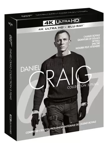 James Bond - James Bond 007 : La Collection Daniel Craig [4K Ultra HD + Blu-Ray]