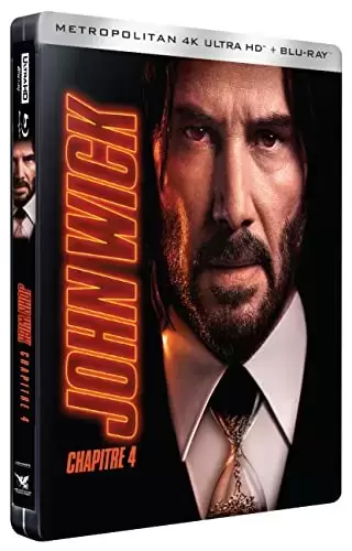 Blu-ray Steelbook - John Wick - CHAPITRE 4 [4K Ultra HD + Blu-Ray SteelBook]