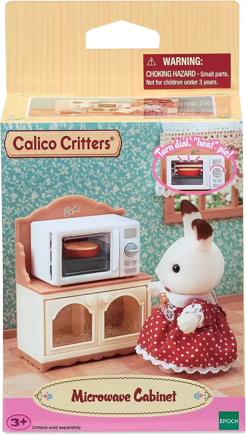 Calico Critters (USA, Canada) - Microwave Cabinet