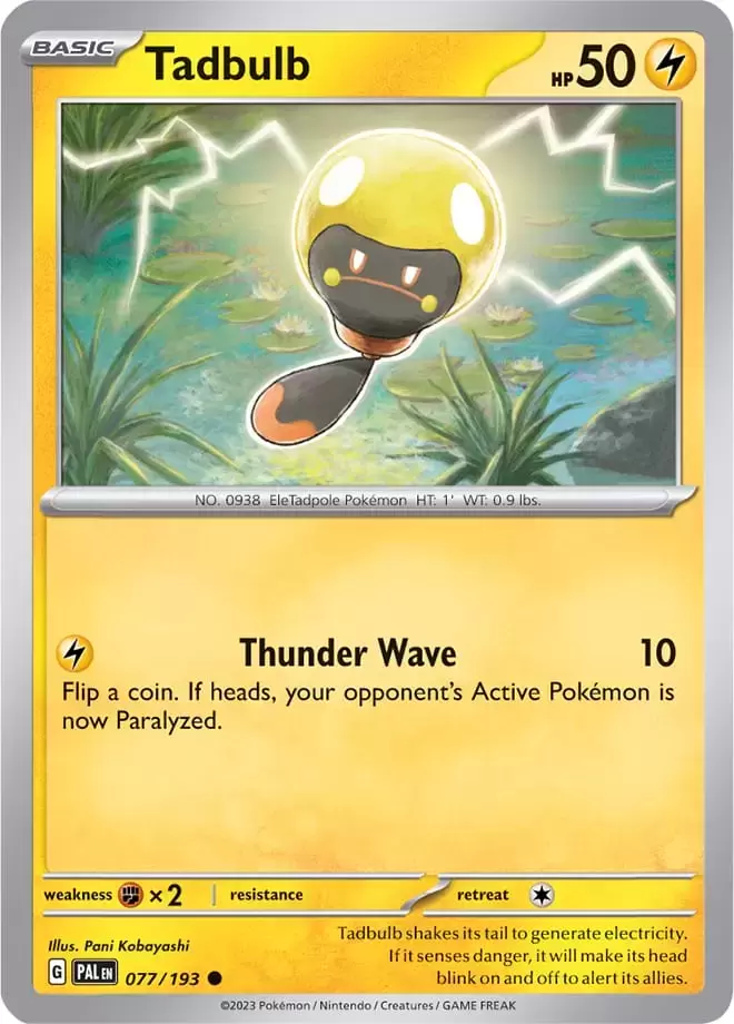 Paldea Evolved - PALEN - Tadbulb