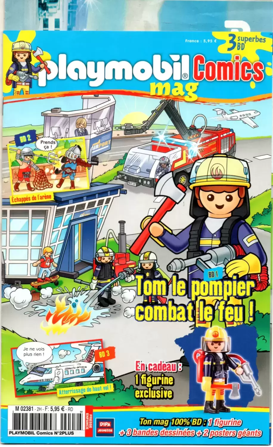 Playmobil Comics Mag - Tom le pompier combat le feu